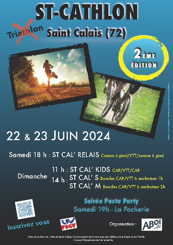 Affiche St Cathlon 2024